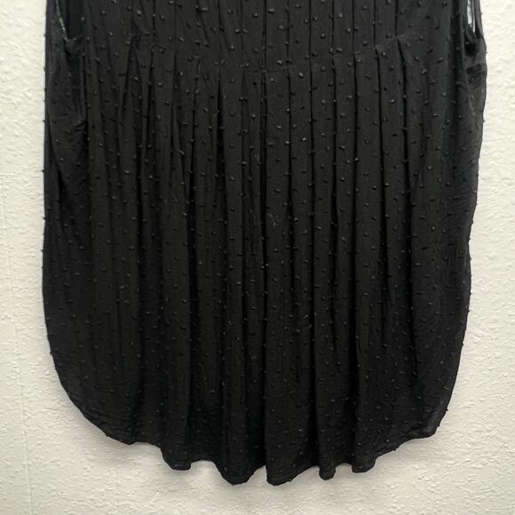 Miss Me Womens Top Large Y2K French Dot Flowy Witchy Goth Rocker Punk Boho Chic - Picture 7 of 10